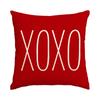 Funda de almohada para el Día de San Valentín Amazon Comercio exterior Transfronteriza Imitación de lino Decoración de boda para el Día de San Valentín Funda de cojín Funda de almohada de amor