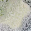 Novo tecido de renda jacquard em malha vazada com fio de prata, elástico, poliéster, renda, tecido de renda macio para roupas femininas, roupas infantis, tecido para lingerie