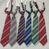 Pajarita corbata de rayas sin corbata JK japonés con accesorios de camisa de uniforme estilo académico DK marca H Rojo Dorado 8cm moda