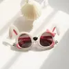 Nuevas gafas de sol de conejito súper lindas para niñas estilo western dibujos animados gafas de sol para niños gafas de sol lindas para fotos de bebé