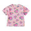 Camiseta de Manga Corta para Niña Verano 2026 Nuevo Estilo Moda Infantil Niños Tops de Manga Corta con Forma de Corazón Ropa de Verano para Bebé Niña