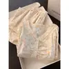 Pijama Floral de Encaje para Mujer Primavera y Otoño Conjunto de Manga Larga Dulce Sensación de Alta Gama Ropa de Casa Estilo Coreano Venta al por Mayor Transfronteriza