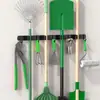 Prateleira Organizadora de Ferramentas para Sala de Armazenamento Montada na Parede Suporte Multifuncional para Vassoura Suporte de Armazenamento Suporte para Vassoura de Banheiro