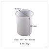 Molde de vela de cristal goteando diy sección cilíndrica triángulo cono multilateral rayado geométrico molde de silicona para vela