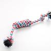 Juguete para Mascotas Resistente a Mordidas, Bola de Cuerda de Algodón para Jalar la Cuerda con Nudos Dobles, Juguete Interactivo para Entrenamiento de Perros