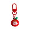 Lindo Colgante de Llavero de Resina de Fruta de Dibujos Animados Ins Dulce Corazón de Niña Mochila Colgante Regalo Personalizado Simple