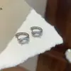 Arete de Clip para Oreja de Zirconia en Forma de Pera de Lujo Ligero para Mujer Exquisito Pequeño Mini Nicho Estilo Frío y Glamoroso Pendientes Versátiles Simples para el Día a Día Personalidad
