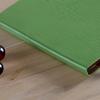 Amazon transfronterizo Cubierta de cuero PU verde cuero suave borde dorado interior grabado colgante cuaderno de cuero