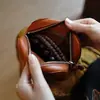 Nova Bolsa de Armazenamento Retro de Alta Qualidade, Bolsa Portátil de Mão para Maquiagem, Porta-Moedas com Zíper para Mulheres