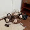 Bolso Patchwork de Alta Gama Otoño 2026 para Mujer, Bolso de Mano Versátil Moderno Sencillo, Bolso Cubo Bandolera Cruzada Chic para el Trabajo