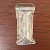 Venda quente transfronteiriça batente de porta plano sem perfuração base transparente adesivo toque na porta anti-colisão silicone silencioso batente de porta de segurança