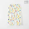 Pantalones Largos de Bebé para Primavera Algodón Puro Anti-Mosquitos Pantalones de Verano Pantalones de Dormir para Niños Pantalones Finos para Casa Pantalones para Niños de Aire Acondicionado