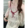 Pijama de Estilo Coreano para Mujer en Verano, Lindo Camisón de Tirantes Fresco sin Mangas para Niñas, Estilo Holgado y Perezoso, Se Puede Usar Afuera como Vestido de Casa