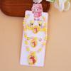 Conjunto de Joias de Contas Desenho Animado para Meninas Colar com Pingente Acrílico Infantil Pulseira Acessórios para Fantasia de Festa de Meninas