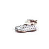 Sapatos de Couro para Meninas 2026 Outono Novo Estilo Sapatos de Princesa Elegantes com Bolinhas para Menininhas Sapatos de Couro de Camada Única com Cadarço Estilosos para Meninas