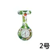 Popular Reloj de Pulsera Redondo para Enfermera con Transferencia de Agua y Estampado Colorido, Correa de Silicona, Reloj de Moda Universal para Estudiantes Mujeres, Esfera al por Mayor