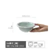 Juego de Taza con Platillo para Servir Individual Japonés Tazón de Arroz Tazón de Sopa para el Hogar Tazón de Ensalada Vajilla de Nicho Tazas al por Mayor Tazón para Fideos
