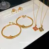 Pulsera y Anillo de Flor de Zirconia Chapados en Oro Real de 24 Quilates para Mujer, Cadena Ligera de Lujo para Clavícula, Juego de Joyería Exquisitamente Elaborado