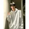 2026 Sudadera con Capucha Gruesa de Estilo Primavera y Otoño Unisex Rayas Rojas y Blancas Cárdigan con Capucha Ropa Deportiva Top