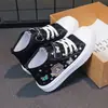 Zapatos de Lona de Caña Alta para Niños de Comercio Exterior, Estilo Coreano, Nuevos Modelos de Primavera y Otoño, Zapatos Casuales Transpirables para Niñas, Tenis de Dibujos Animados para Niñas Pequeñas