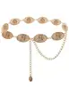 Cadena de Cintura Metálica Retro de Venta Caliente Transfronteriza Estilo Étnico Bohemio Cinturón Decorativo de Moda Decoración de Cintura para Combinar con la Ropa