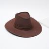 Chapéu de Cowboy Ocidental Masculino de Verão Cânhamo Em Relevo Guarda-sol de Viagem Chapéu Legal Chapéu de Sol Chapéu de Praia Chapéu de Equitação