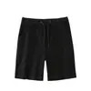Pantalones cortos de verano casuales para hombre, de algodón peinado de peso pesado 210g, delgados y holgados, algodón puro, pantalones cortos deportivos de playa al por mayor, casuales y versátiles