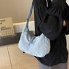 Guofeng Simple Women's Bag 2024 Novo Cross-border Comércio Exterior Bordado Crossbody Tote Bag Spot Women's Shoulder Underarm Bag