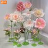 Vendas Diretas da Fábrica de Populares Flores de Papel Gigantes Feitas à Mão para Exposição em Shopping, Decoração de Vitrine, Adereços para Decoração de Local de Casamento, Uso Interno