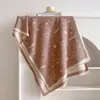Bufanda Jacquard Perro Inglés Color-Contraste Dulce, Nuevo Otoño/Invierno Imitación Cachemir, Protector Cálido para Hombros y Cuello, Chal Suave Versátil