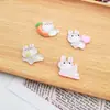 Comida de simulación y pastel de juego hamburguesa bolsa de jaula pequeña accesorios de resina pegamento de crema DIY funda de teléfono caja de papelería material de accesorios