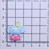 Filhote de Cachorro, Coelho, Elefante, Acessórios de Resina, Cola Creme, Presilha de Cabelo DIY, Ímã de Geladeira, Chaveiro, Material para Capa de Celular Venda por Atacado