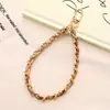 Moda Nova Corrente de Alumínio Couro Pintado Pingente de Celular Versátil Estojo de Fone de Ouvido Cordão Decorativo Chaveiro Corrente de Suspensão Anti-Perda