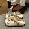 Zuecos Mary Jane de EVA para Mujer, Casual de Verano, Ligeros, Duraderos, Diseño Creativo de Estrella de Mar y Gatito, Pantuflas de Punta Cerrada