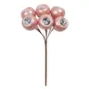 Esquejes Navideños Personalizados de Bayas con Fruta de Humo Diamante Accesorios para Árbol de Navidad Decoración Navideña para el Hogar Color Rama de Bayas