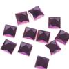 Venta al por mayor de fábrica flash vidrio plano pedrería cuadrado cristal diamante diy accesorios de joyería suministro primario