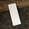 Marcador en blanco con agujero 15*5 color pintado marcador infantil dibujo hecho a mano acuarela DIY tarjeta blanca dura