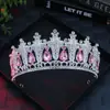 Corona Real de Diamantes Barrocos Tocado de Novia Corona de Pedrería Accesorios para Banquetes de Boda Desfiles de Moda Venta al por Mayor