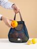 Saco de Malha Pendurável A5L para Gengibre Alho Cozinha Cebola Frutas e Legumes Alho Multifuncional Portátil Saco de Armazenamento