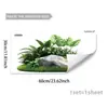 Planta Verde Fresca Decorativa em Vaso Adesivos de Parede Adesivos para Banheira Banheiro Sala de Estar Parede de Fundo Decoração de Casa Adesivos de Parede Autoadesivos Pvc
