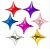 10 polegadas tamanho pequeno de quatro ângulos estrela filme de alumínio Balão Decoração de festa de aniversário folha de alumínio estrela balão balão de folha de alumínio de casamento