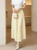 Calça Plissada 2026 Nova de Verão Plus Size Wide-Leg, Calça Casual Reta Solta de Cintura Alta para Mulheres, Estilo Fino Solto Plus Size