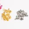 Hebilla colgante con forma de semilla de melón de diamante y circonita microincrustada envuelta en oro de 18 quilates, hebilla con clip de jade, accesorios de joyería para bricolaje, hebilla con clip de jade