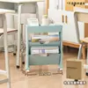 Estantería de Almacenamiento de Múltiples Niveles para Libros de Aula Carrito Móvil de Almacenamiento Tipo Carrito para Dormitorio Estantería de Escritorio para Sala de Estar