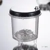 Taza Elegante, Taza Exquisita, Taza para Ceremonia del Té, Tetera para Preparar Té con Filtro de Prensa Interior, Tapa Separada, Revestimiento Interior de PC al por Mayor, Flores de Seda Pintadas a Mano