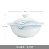 Cerámica de Jingdezhen Vajilla de Alta Gama Simple y Práctica Esmaltada Vajilla Saludable Caja de Regalo para Mudarse a una Casa Nueva como Regalo