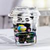 Panda de baloncesto aceite en la botella de arenas movedizas decoración de escritorio llavero acrílico accesorios colgante de bolsa pequeño regalo al por mayor