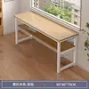 Escritorio largo para dos personas, herramienta mágica para ahorrar espacio para el hogar de los estudiantes, dormitorio, casa de alquiler, escritorio de computadora rectangular para habitaciones estrechas