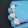 Anillo de silicona para bordado de tatuajes, venta al por mayor, injerto de tatuaje, pegamento para pestañas, taza de silicona suave de color para dedos, paquete de 100