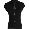 1 cadena corporal elegante para mujer, cadena de cintura de cadena de flor hueca de estilo vacacional, a la moda y exagerada, accesorio todo en uno